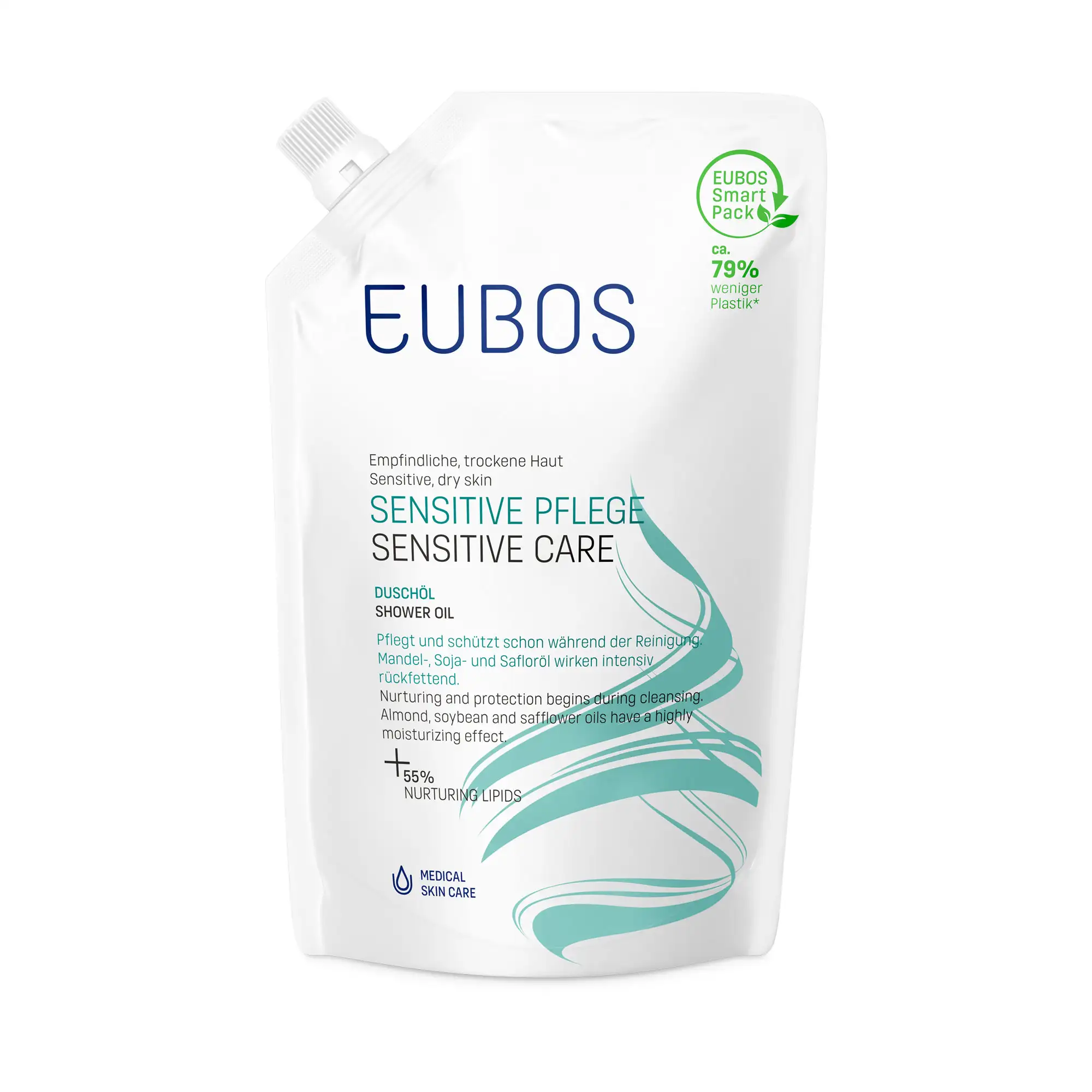 EUBOS SENSITIVE	OLIO DOCCIA ECORICARICA